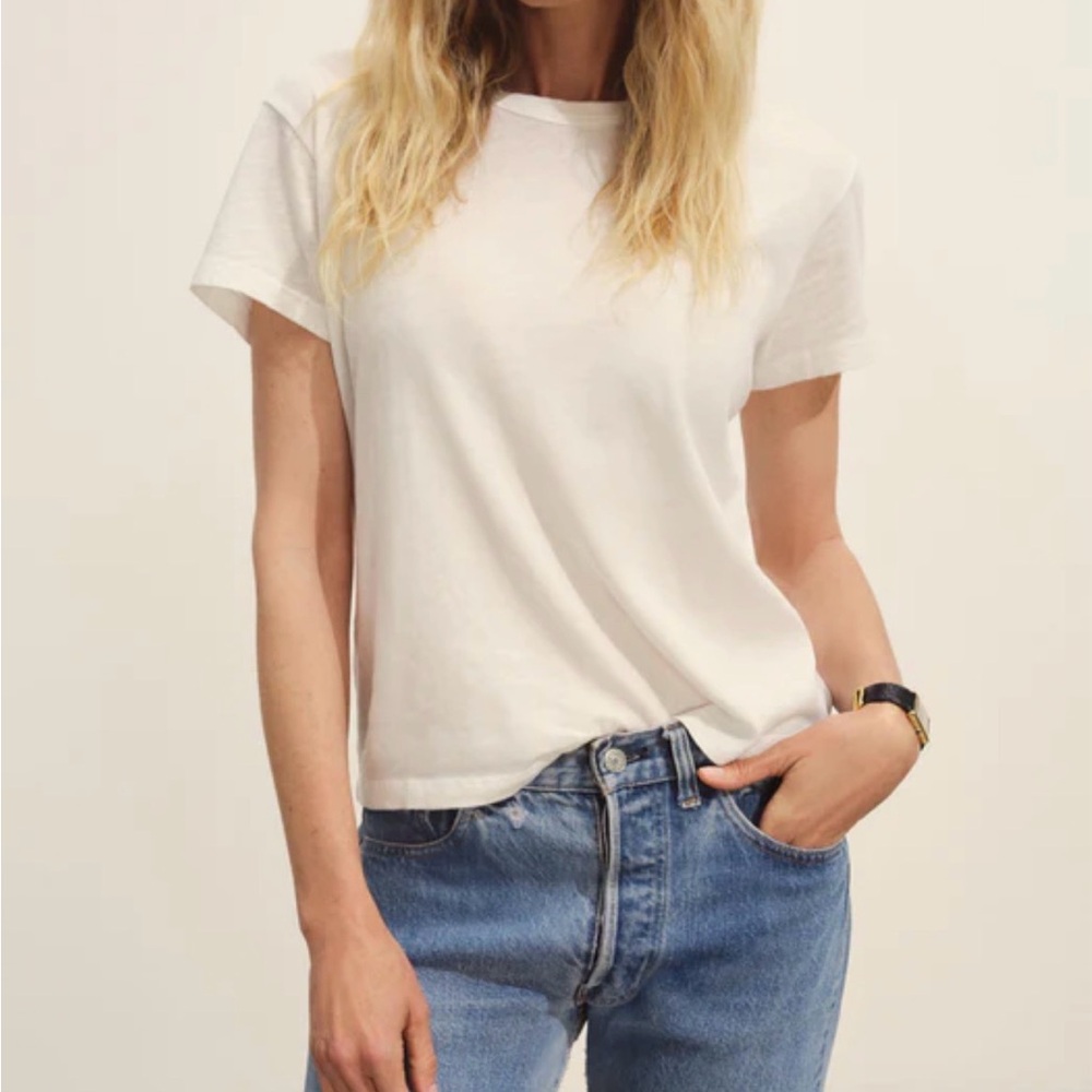 Buck Mason White Short Sleeve Crew Tee